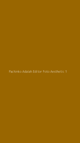 Tampilan Antarmuka Aplikasi Pachinko Adalah Editor Foto Aesthetic - 1