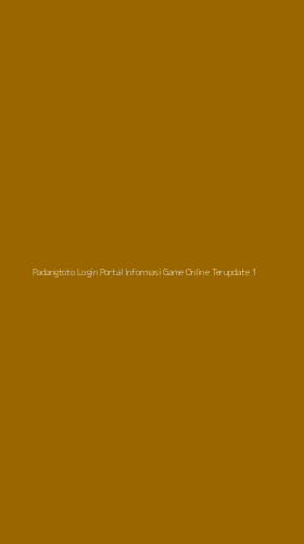 Tampilan Antarmuka Aplikasi Padangtoto Login Portal Informasi Game Online Terupdate - 1