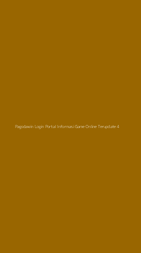Tampilan Antarmuka Aplikasi Pagodawin Login Portal Informasi Game Online Terupdate - 4