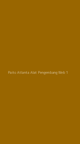 Tampilan Antarmuka Aplikasi Paito Atlanta Alat Pengembang Web - 1