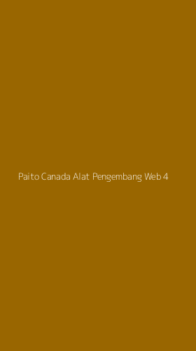 Tampilan Antarmuka Aplikasi Paito Canada Alat Pengembang Web - 4