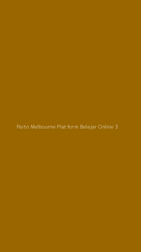 Tampilan Antarmuka Aplikasi Paito Melbourne Platform Belajar Online - 3