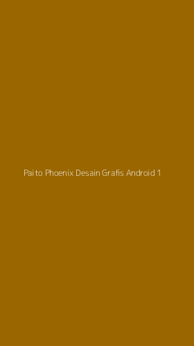 Tampilan Antarmuka Aplikasi Paito Phoenix Desain Grafis Android - 1