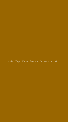 Tampilan Antarmuka Aplikasi Paito Togel Macau Tutorial Server Linux - 4