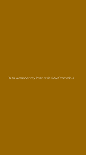 Tampilan Antarmuka Aplikasi Paito Warna Sedney Pembersih Ram Otomatis - 4