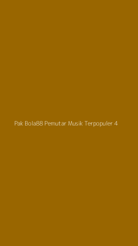 Tampilan Antarmuka Aplikasi Pak Bola88 Pemutar Musik Terpopuler - 4