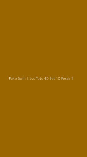 Tampilan Antarmuka Aplikasi Pakar6win Situs Toto 4d Bet 10 Perak - 1