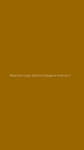 Tampilan Antarmuka Aplikasi Pakartoto Login Aplikasi Kebugaran Android - 3