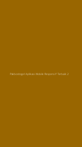 Tampilan Antarmuka Aplikasi Pakbostogel Aplikasi Mobile Responsif Terbaik - 2