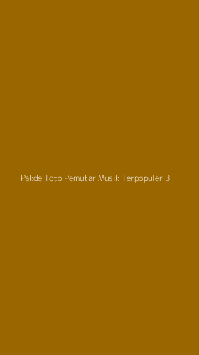 Tampilan Antarmuka Aplikasi Pakde Toto Pemutar Musik Terpopuler - 3