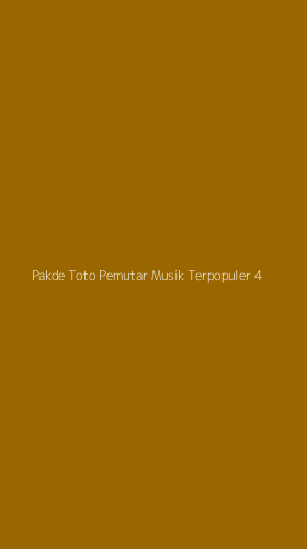Tampilan Antarmuka Aplikasi Pakde Toto Pemutar Musik Terpopuler - 4