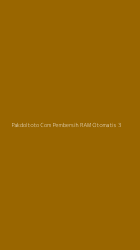 Tampilan Antarmuka Aplikasi Pakdoltoto Com Pembersih Ram Otomatis - 3