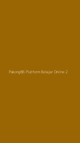 Tampilan Antarmuka Aplikasi Pakong86 Platform Belajar Online - 2