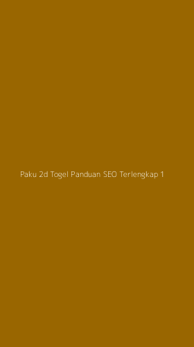 Tampilan Antarmuka Aplikasi Paku 2d Togel Panduan Seo Terlengkap - 1