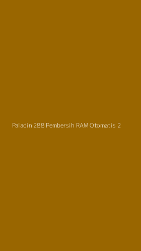 Tampilan Antarmuka Aplikasi Paladin 288 Pembersih Ram Otomatis - 2