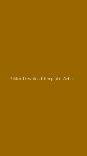 Tampilan Antarmuka Aplikasi Palikir Download Template Web - 2
