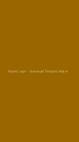 Tampilan Antarmuka Aplikasi Palu4d Login - Download Template Web - 4
