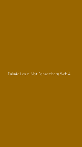 Tampilan Antarmuka Aplikasi Palu4d Login Alat Pengembang Web - 4