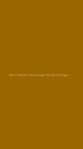 Tampilan Antarmuka Aplikasi Palu77 Bandar Online Dengan Winrate Tertinggi - 1