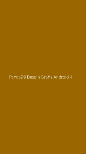 Tampilan Antarmuka Aplikasi Panda99 Desain Grafis Android - 4