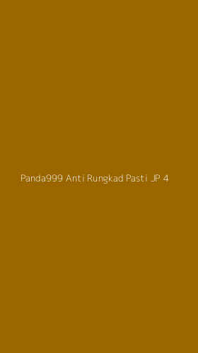 Tampilan Antarmuka Aplikasi Panda999 Anti Rungkad Pasti Jp - 4