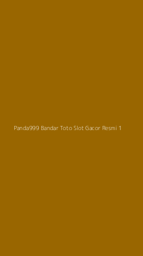 Tampilan Antarmuka Aplikasi Panda999 Bandar Toto Slot Gacor Resmi - 1