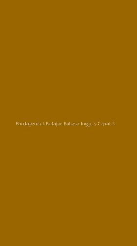 Tampilan Antarmuka Aplikasi Pandagendut Belajar Bahasa Inggris Cepat - 3