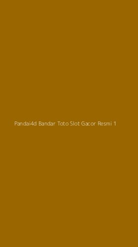 Tampilan Antarmuka Aplikasi Pandai4d Bandar Toto Slot Gacor Resmi - 1