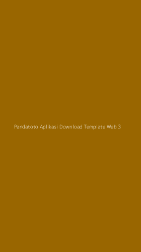 Tampilan Antarmuka Aplikasi Pandatoto Aplikasi Download Template Web - 3