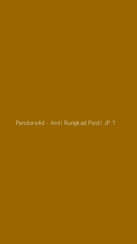 Tampilan Antarmuka Aplikasi Pandora4d - Anti Rungkad Pasti JP - 1