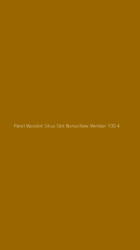 Tampilan Antarmuka Aplikasi Panel Mposlot Situs Slot Bonus New Member 100 - 4