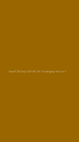 Tampilan Antarmuka Aplikasi Panel138 Data Sgp Hk Sdy Terlengkap Hari Ini - 1