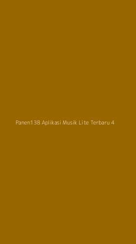 Tampilan Antarmuka Aplikasi Panen138 Aplikasi Musik Lite Terbaru - 4