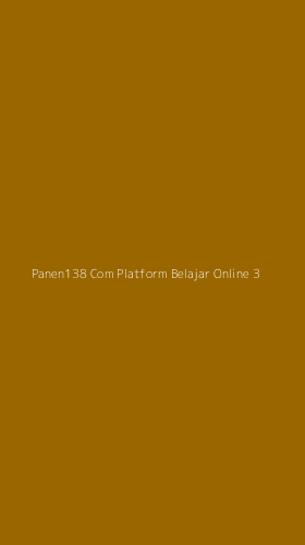 Tampilan Antarmuka Aplikasi Panen138 Com Platform Belajar Online - 3