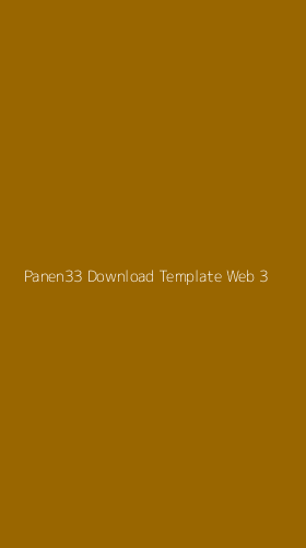 Tampilan Antarmuka Aplikasi Panen33 Download Template Web - 3