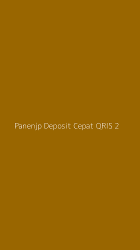 Tampilan Antarmuka Aplikasi Panenjp Deposit Cepat Qris - 2