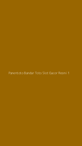 Tampilan Antarmuka Aplikasi Panentoto Bandar Toto Slot Gacor Resmi - 1