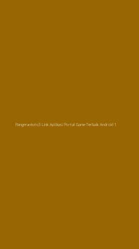 Tampilan Antarmuka Aplikasi Pangerantoto3 Link Aplikasi Portal Game Terbaik Android - 1