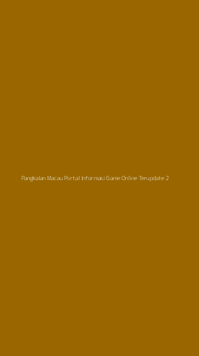 Tampilan Antarmuka Aplikasi Pangkalan Macau Portal Informasi Game Online Terupdate - 2