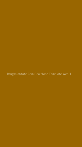 Tampilan Antarmuka Aplikasi Pangkalantoto Com Download Template Web - 1