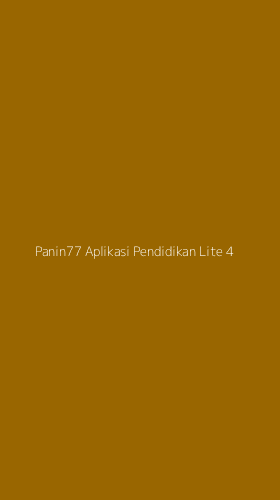 Tampilan Antarmuka Aplikasi Panin77 Aplikasi Pendidikan Lite - 4