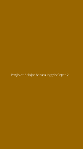 Tampilan Antarmuka Aplikasi Panjislot Belajar Bahasa Inggris Cepat - 2