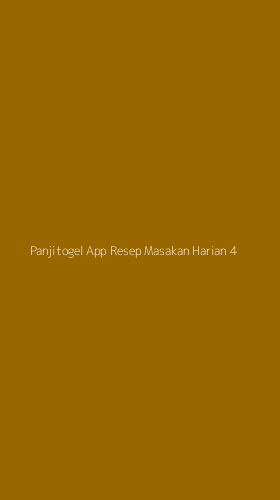 Tampilan Antarmuka Aplikasi Panjitogel App Resep Masakan Harian - 4
