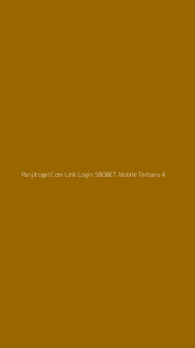 Tampilan Antarmuka Aplikasi Panjitogel Com Link Login Sbobet Mobile Terbaru - 4