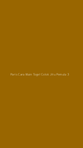 Tampilan Antarmuka Aplikasi Paris Cara Main Togel Colok Jitu Pemula - 3