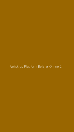 Tampilan Antarmuka Aplikasi Parisklup Platform Belajar Online - 2