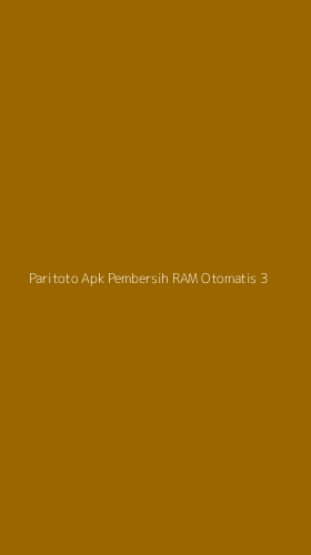 Tampilan Antarmuka Aplikasi Paritoto Apk Pembersih Ram Otomatis - 3