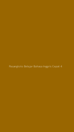 Tampilan Antarmuka Aplikasi Pasangtoto Belajar Bahasa Inggris Cepat - 4