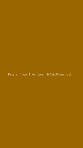 Tampilan Antarmuka Aplikasi Pasaran Togel 1 Pembersih Ram Otomatis - 2