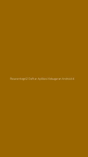 Tampilan Antarmuka Aplikasi Pasarantogel2 Daftar Aplikasi Kebugaran Android - 4